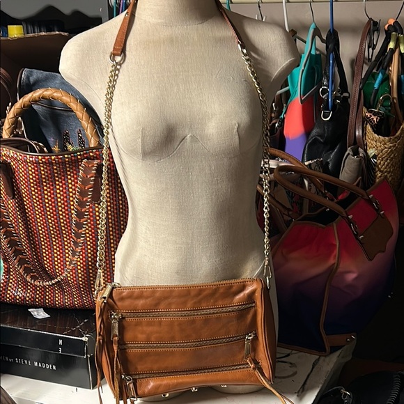Rebecca Minkoff - Brown Leather Crossbody Bag - Picture 2 of 7